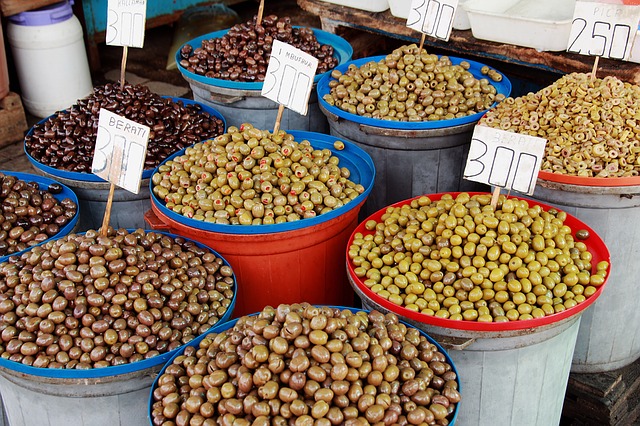 Albania, Market, Olives