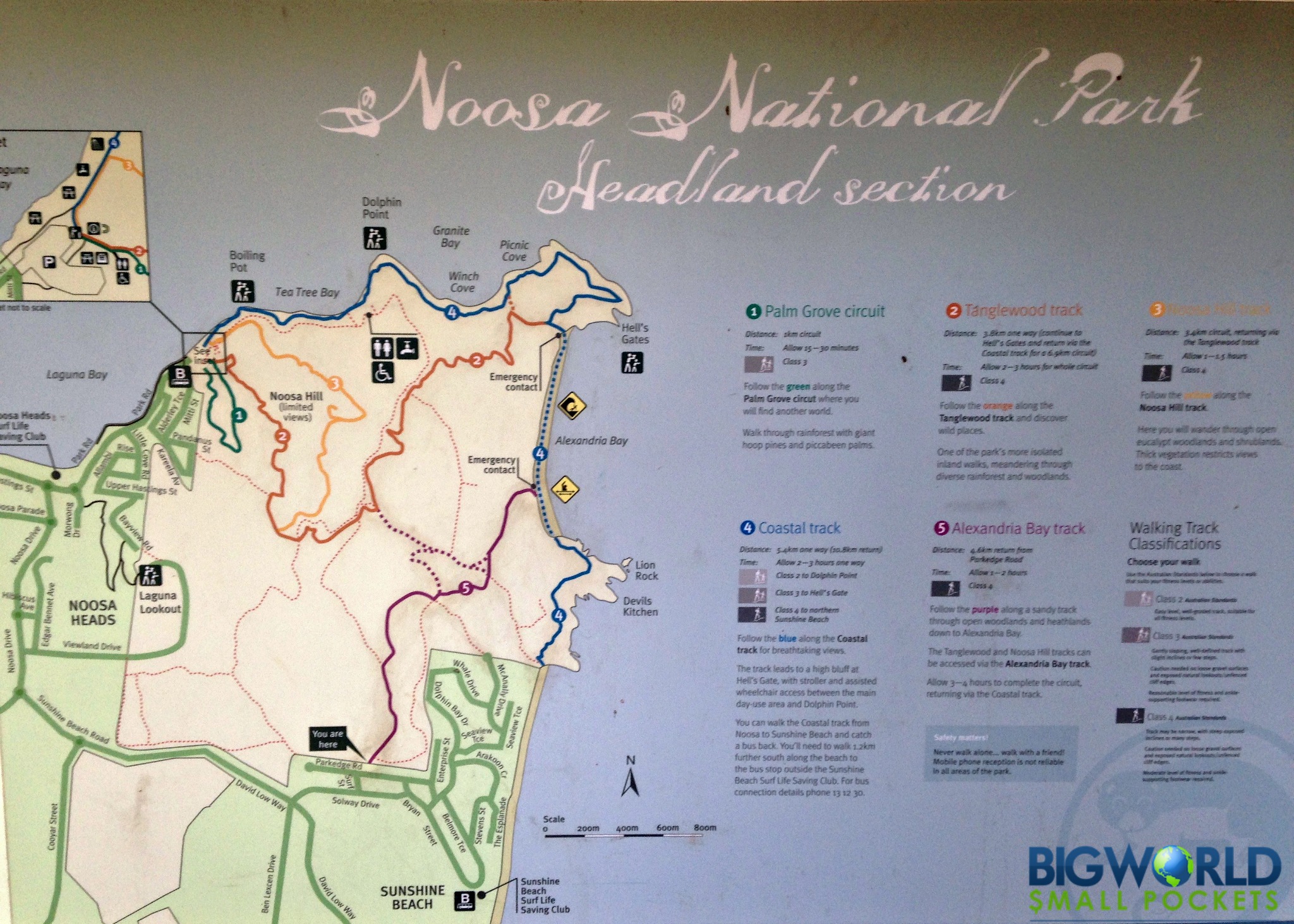 Map Of Noosa National Park Noosa National Park: Ultimate Visitor Guide - Big World Small Pockets