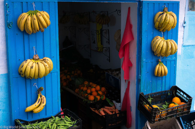Morocco, Chefchaouen, Fruit Stall