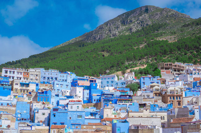 Morocco, Chefchaouen, Mountains