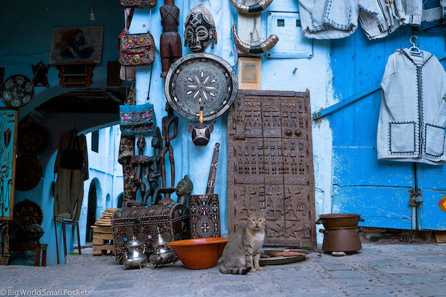 Morocco, Chefchaouen, Shop