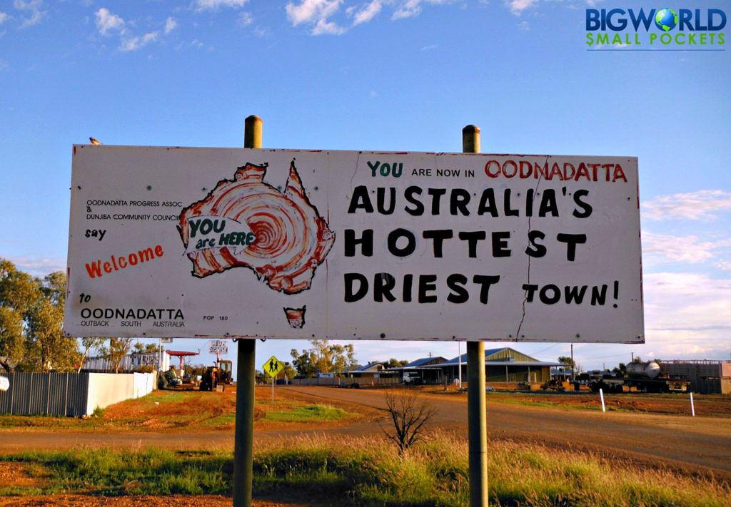 Oodnadatta sign