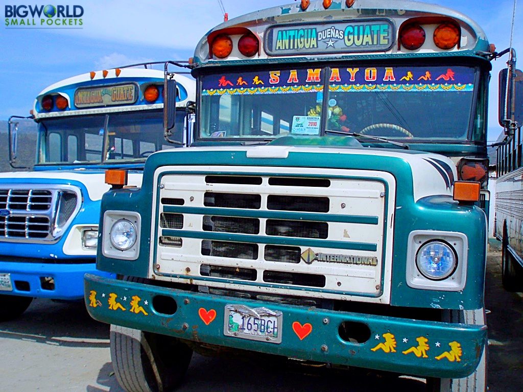 Guatemala, Transport, Chicken Buses