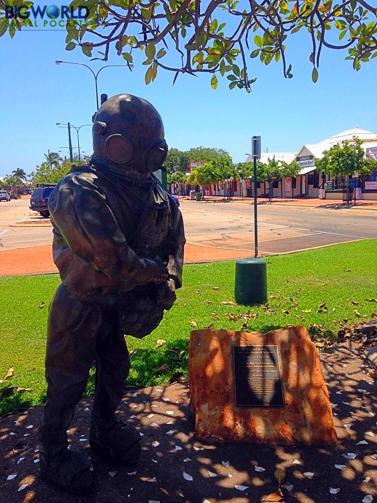 Australia, Broome, Diver Statue