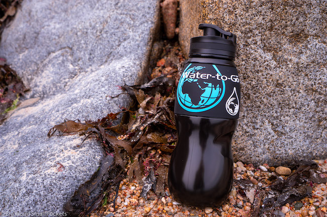 Water To Go Filter Bottle at Beach