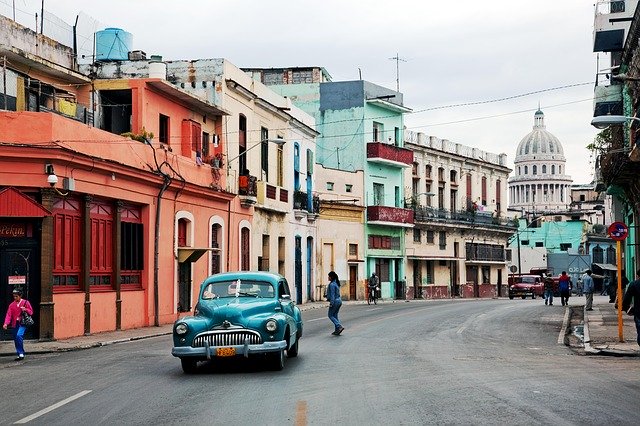 Cuba, Havana, Vintage Car