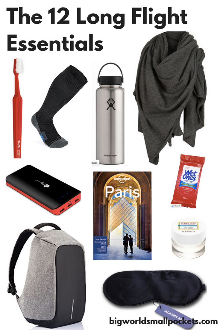 Long Flight Essentials ... For Those on a Budget! {Big World Small Pockets}