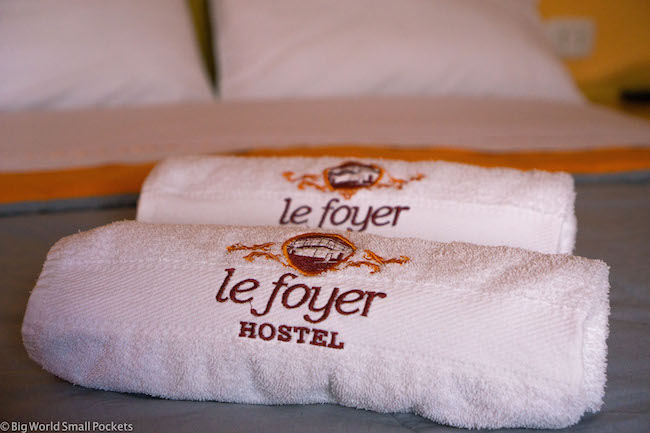 Arequipa, Le Foyer Hostel, Towels