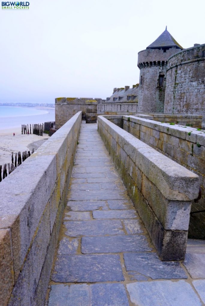 France, St Malo, Ramparts