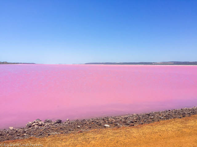 Australia, Kalbarri, Pink Lake