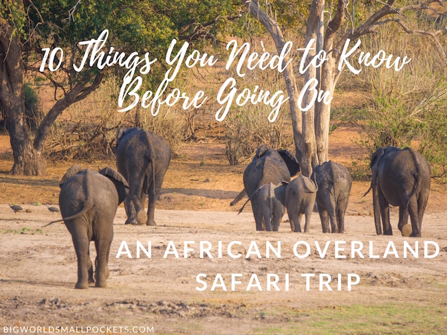 10 Things You Need to Know Before Going on an African Overland Safari Trip