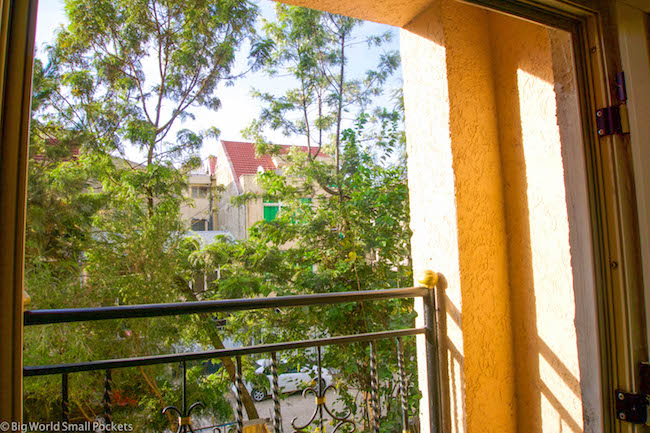 Addis Ababa, Ethiopia Hostel, Balcony View