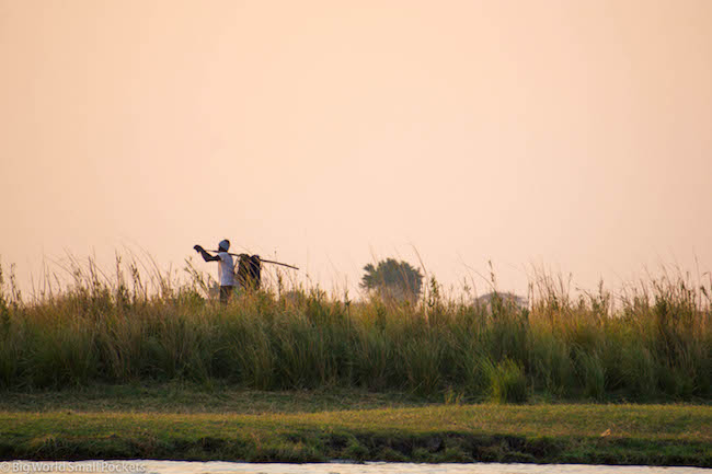 Botswana, Chobe National Park, Local Man