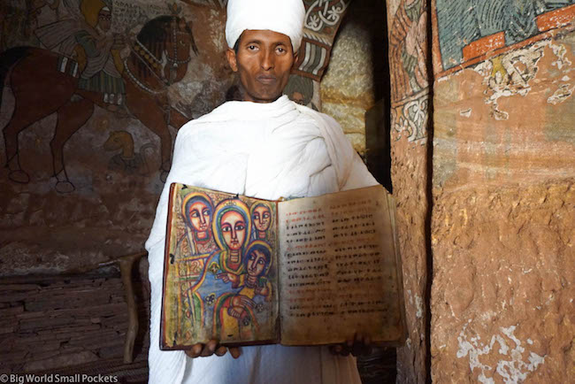 Ethiopia, Tigray Churches, Abuna Yemata Priest