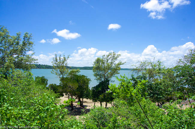 Kenia, Kilifi, Blick auf den Bach