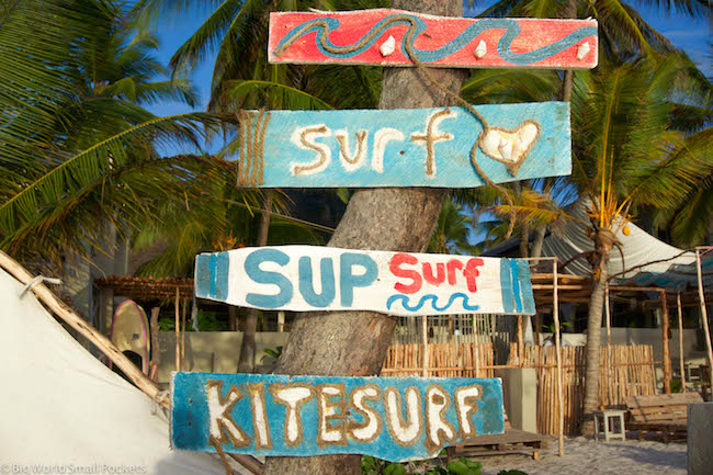 Zanzibar, Paje, Surf Sign