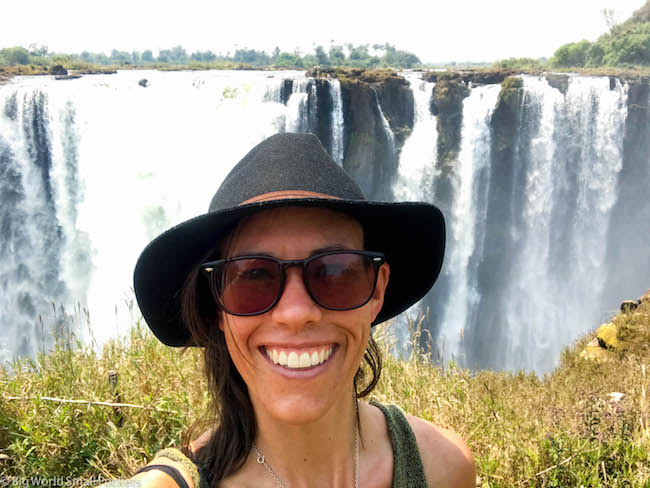 Zimbabwe, Victoria Falls, Me at the Falls