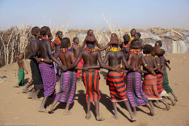 Ethiopia, Omo Valley, Daasanach Dancing