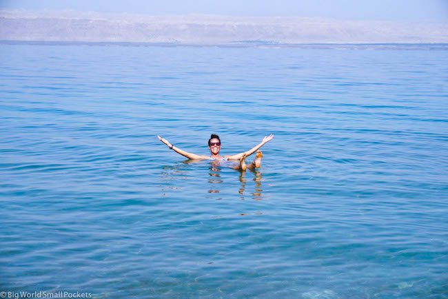 Jordan, Dead Sea, Me Floating