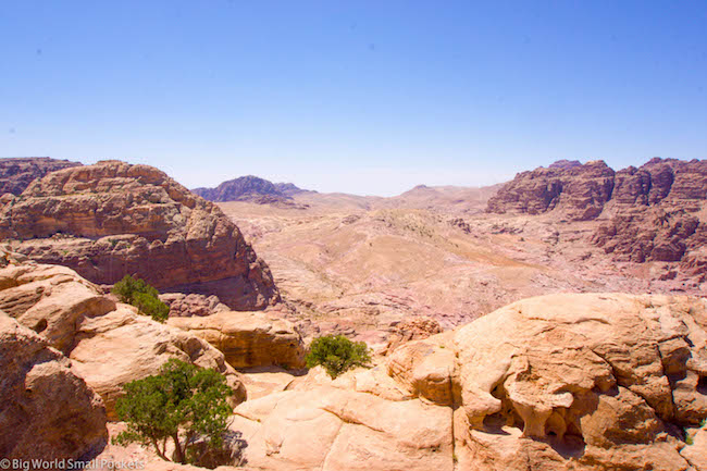 Jordan, Petra, Desert Landscape