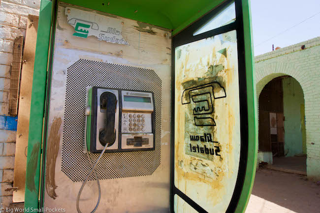 Sudan, Karima, Public Phone Box