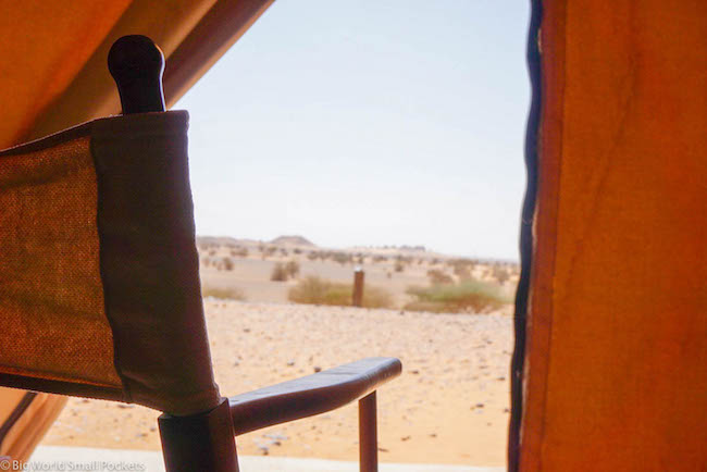 Sudan, Meroe, Tent View