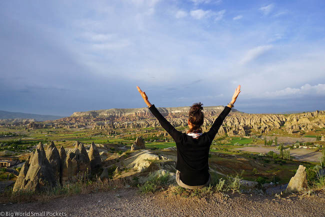 Turkey, Cappadocia, Me at Sunset Point