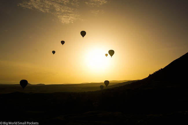 Turkey, Cappadocia, Sunset