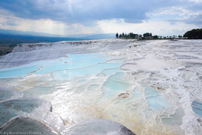 Turkey, Pamukkale, Pools