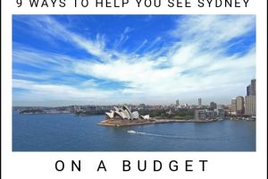 9 Ways to Help You See Sydney on a Budget
