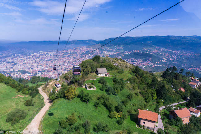 Bosnia, Sarajevo, Cable Car