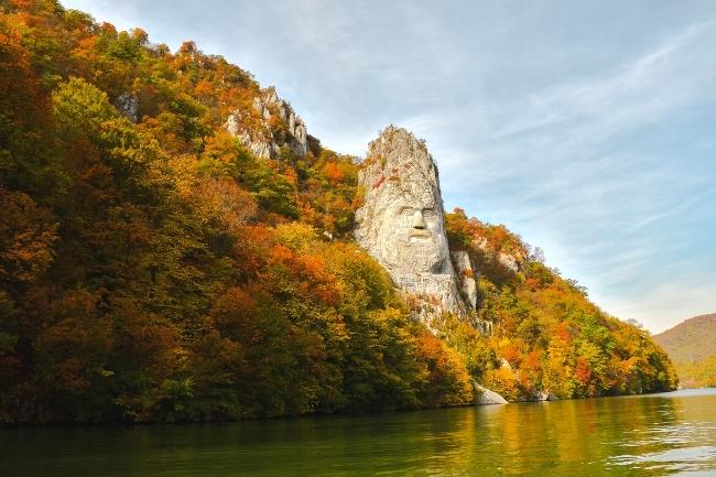 Europe, Romania, Rock Sculpture of Decebalus