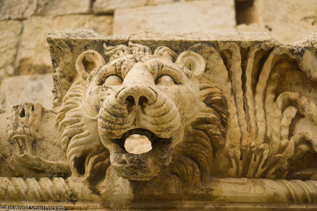 Lebanon, Baalbeck, Lion