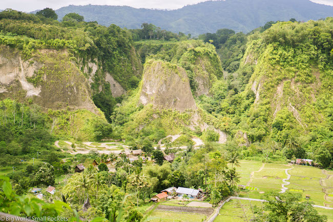 Indonesia, Bukittinggi, Canyon Views