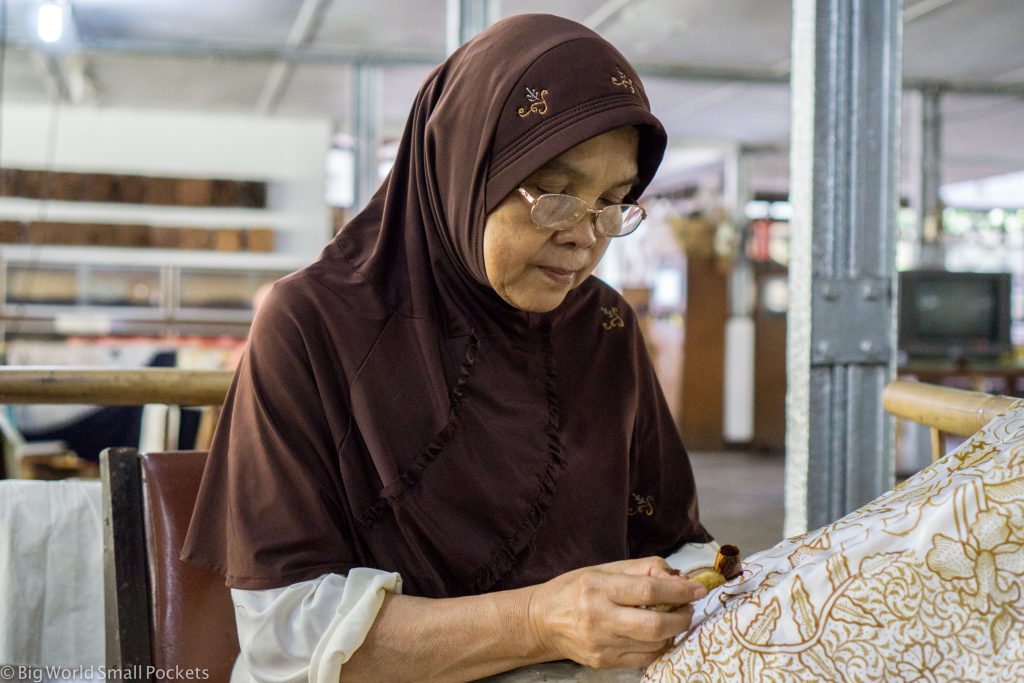 Indonesia, Yogyakarta, Batik Making