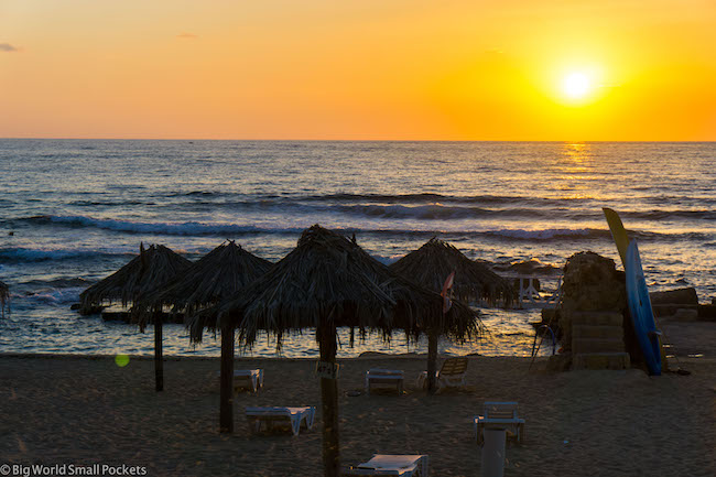 Lebanon, Beach, Sunset
