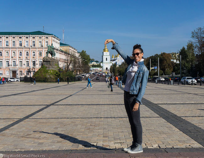 Ukraine, Kiev, Me and Cathedral