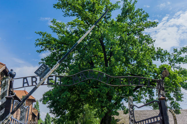 Poland, Auschwitz, Entrance