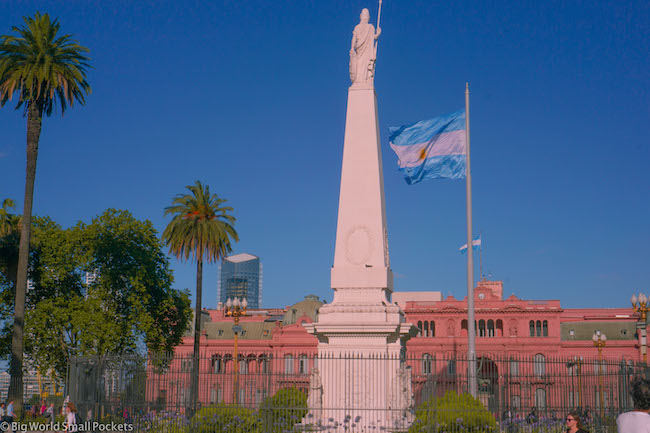 Argentina, Buenos Aires, Pink Building