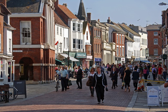 England, Chichester, Street