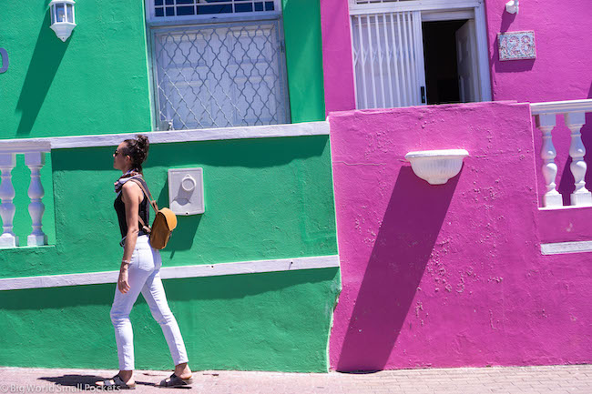 South Africa, Cape Town, Me in Bo Kaap
