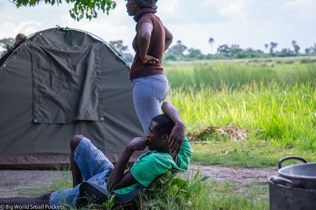 Botswana, Okavango Delta, At Camp