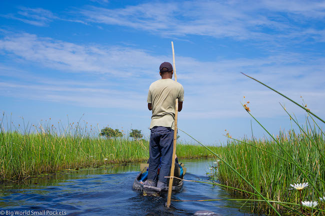 Botswana, Okavango Delta, Mokoro Ride