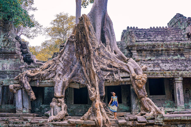 Cambodia, Angkor, Me Under Trees