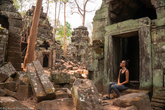 Cambodia, Angkor Wat, Me in Doorway