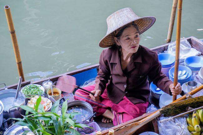 Thailand, Bangkok, Floating Market