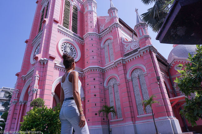 Vietnam, Ho Chi Minh, Pink Church