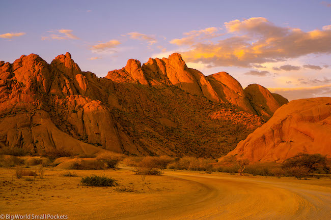 Namibia, Spitzkoppe, Sunset