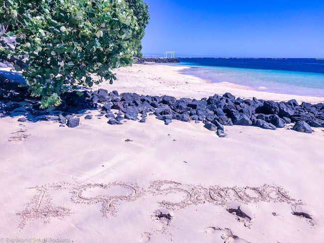 Samoa, Beach, Love Sign