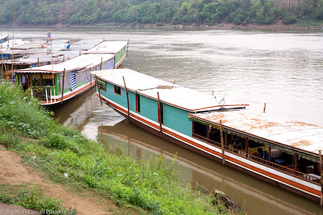 Chiang Rai to Luang Prabang, Mekong River, Local Boat